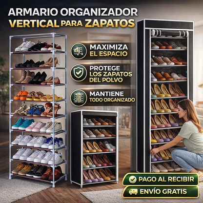 Armario Organizador Vertical para Zapatos